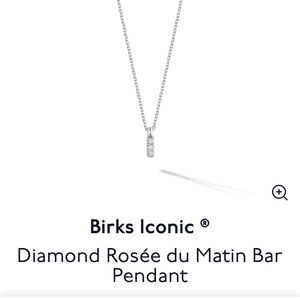 Maison Birks Diamond Rosée du Martin Bar Pendant